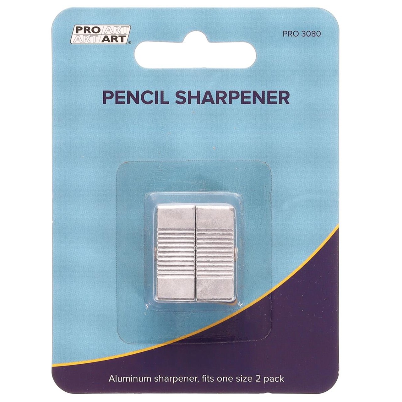 Pro Art Single Sharpener 2pc, Pencil Sharpener, Colored Pencil Sharpener Manual, Magnesium Sharpener, Manual Sharpeners Heavy Duty